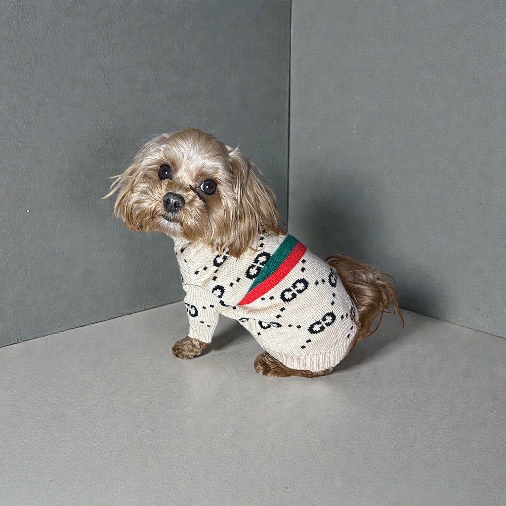 Monogram Dog Hoodie