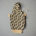 Monogram Knit Hoodie