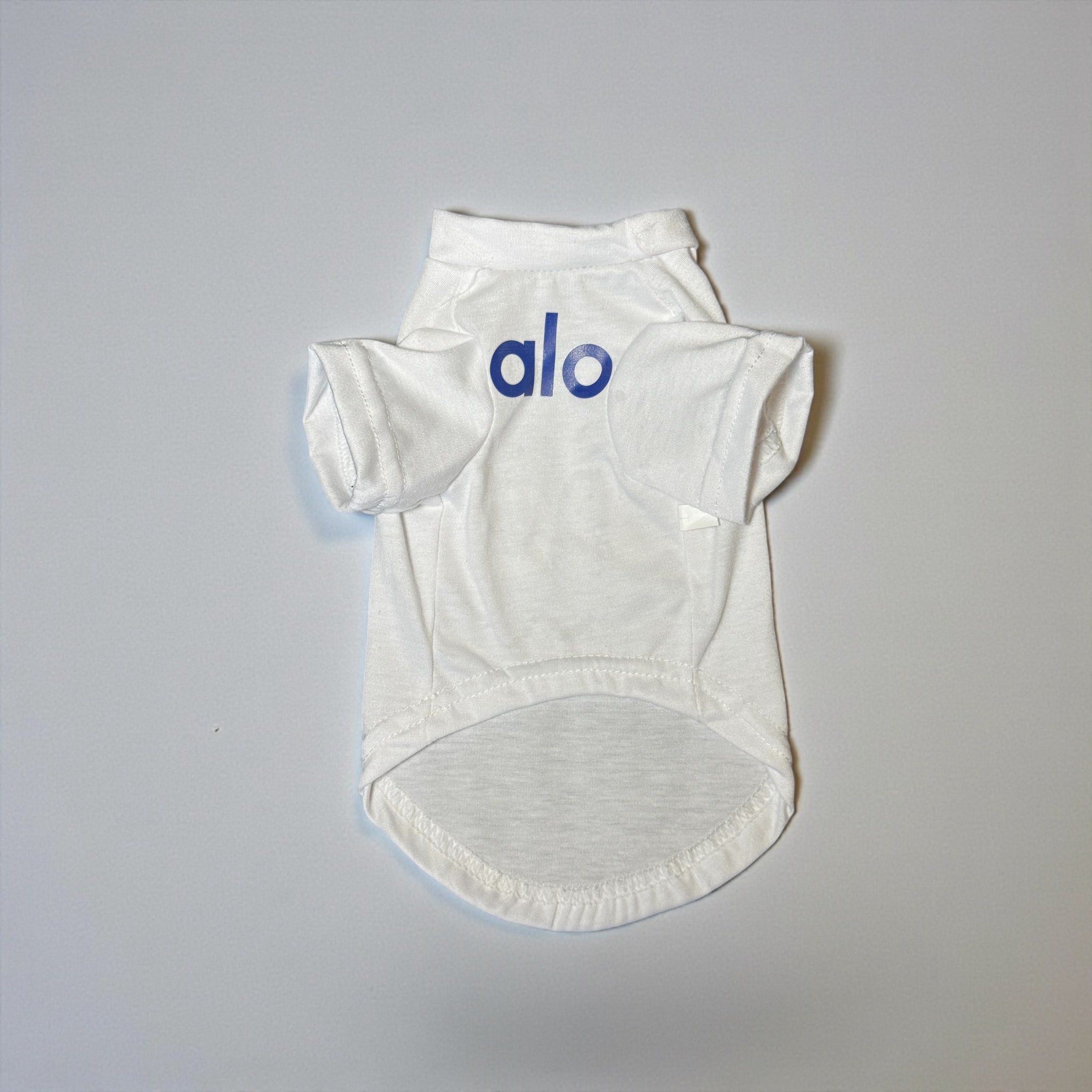 Classic Cotton Dog T-Shirt with Logo Print