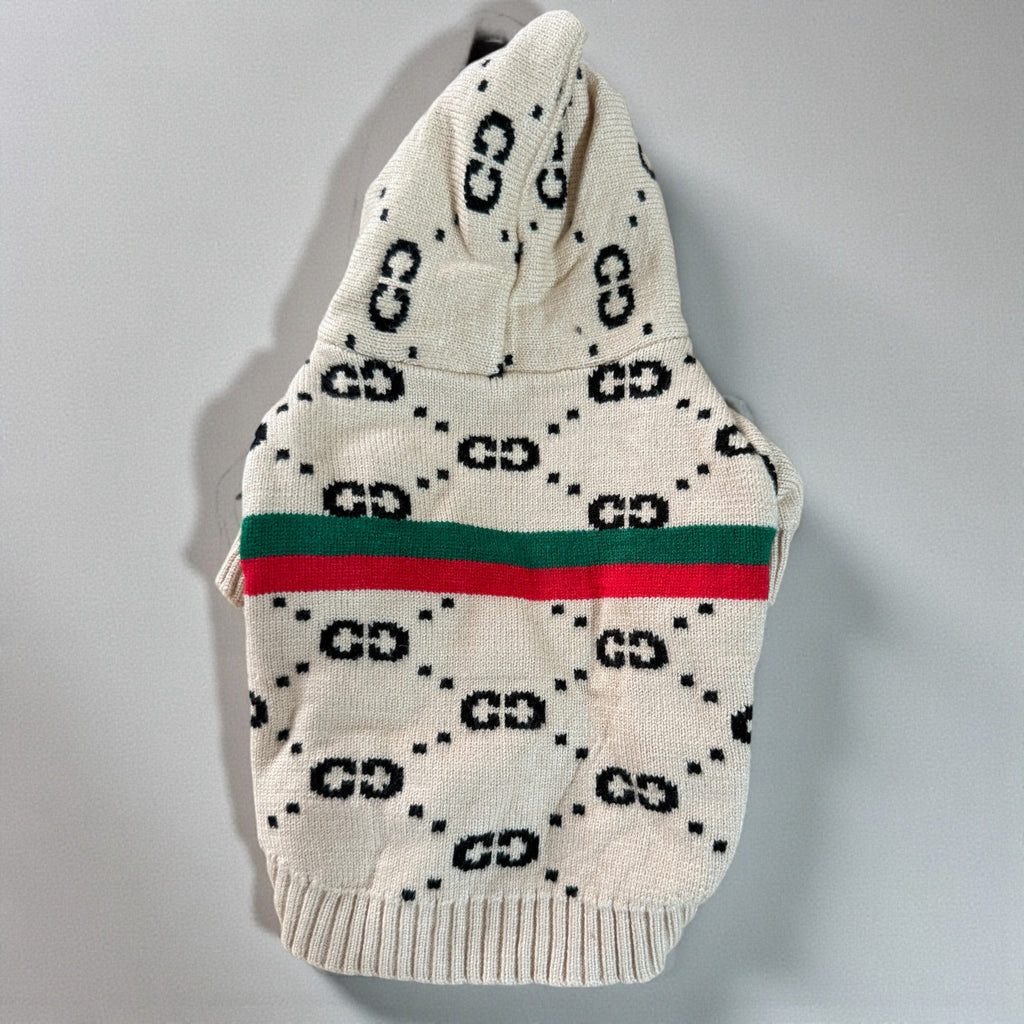 Monogram Dog Hoodie