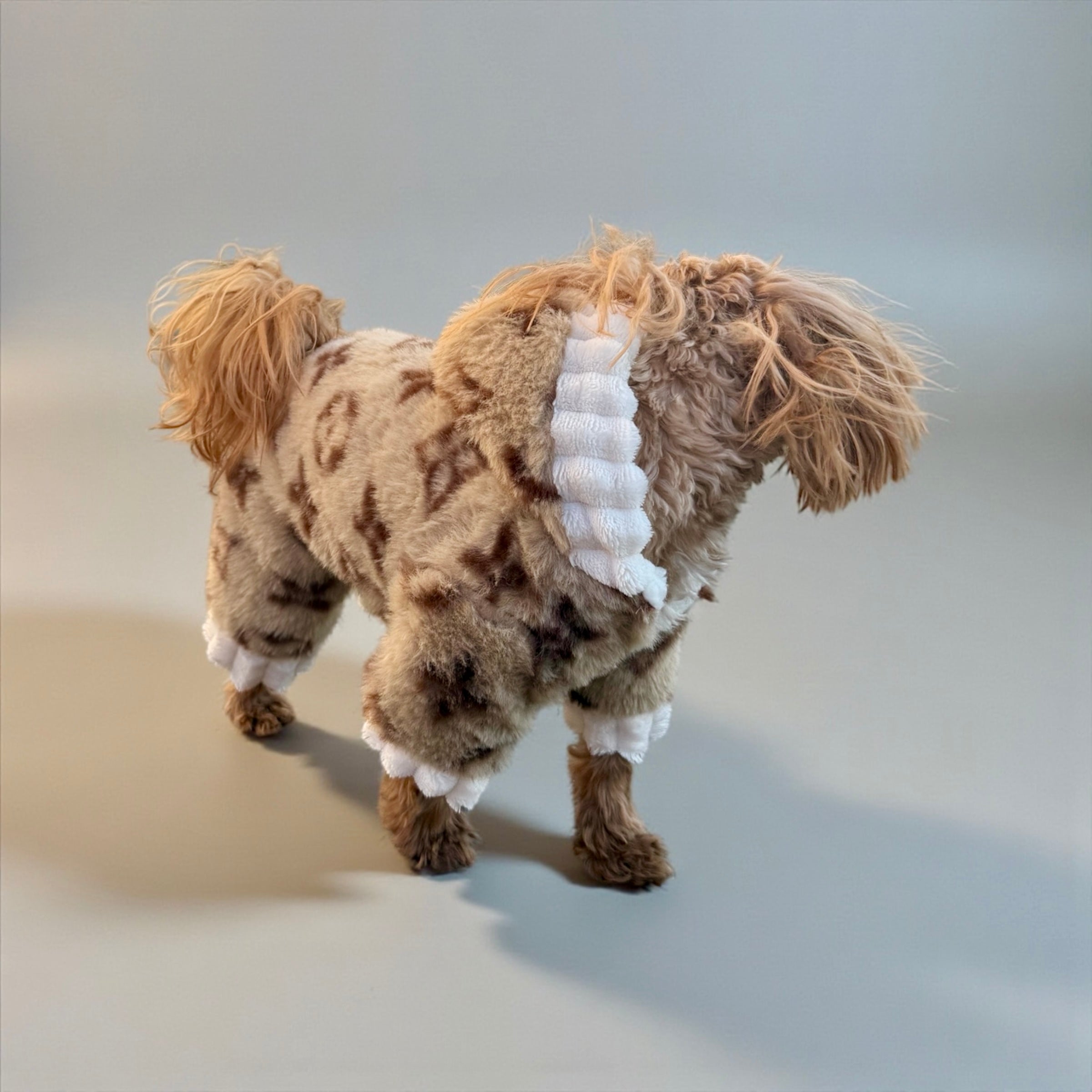 Plush Monogram Dog Jumpsuit