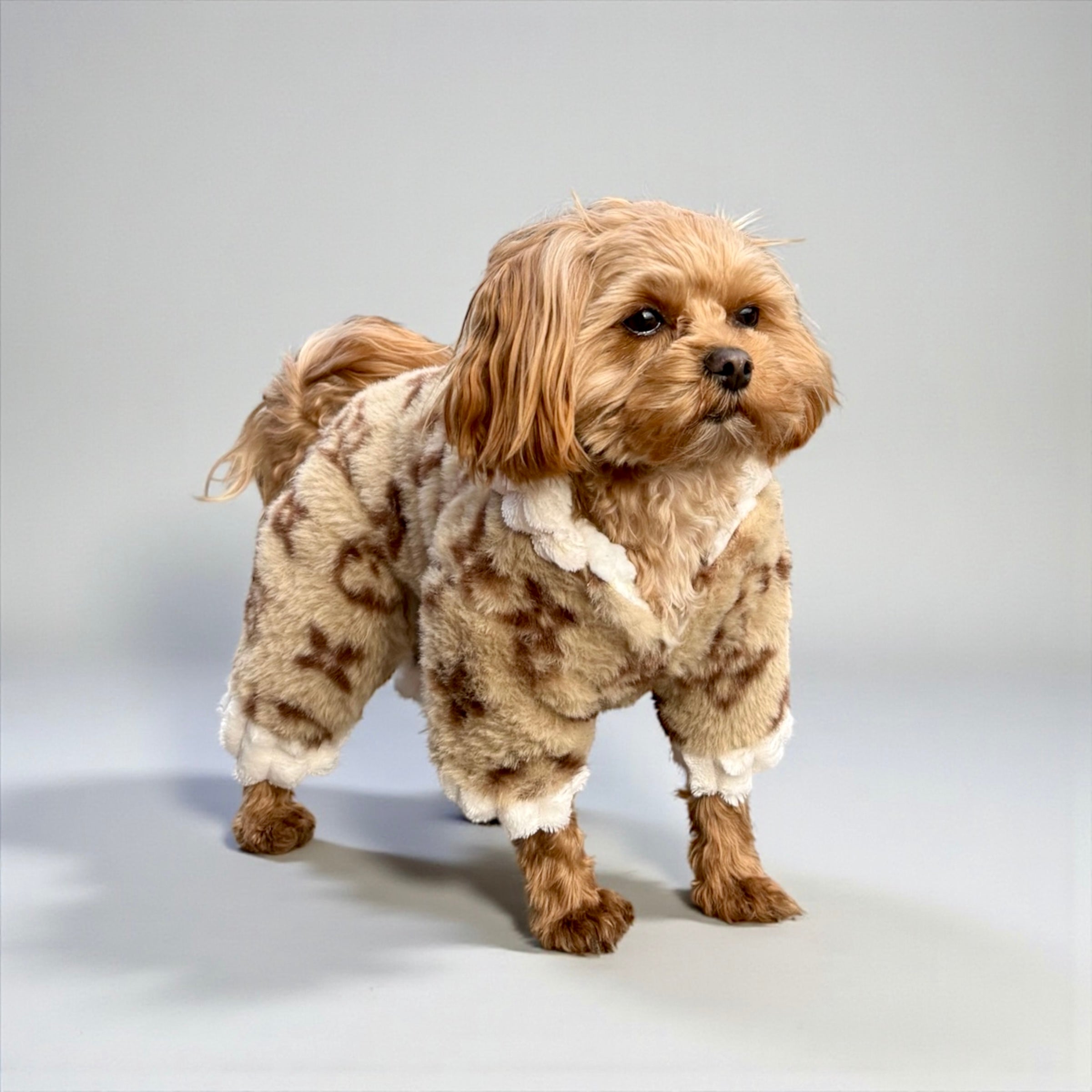 Plush Monogram Dog Jumpsuit