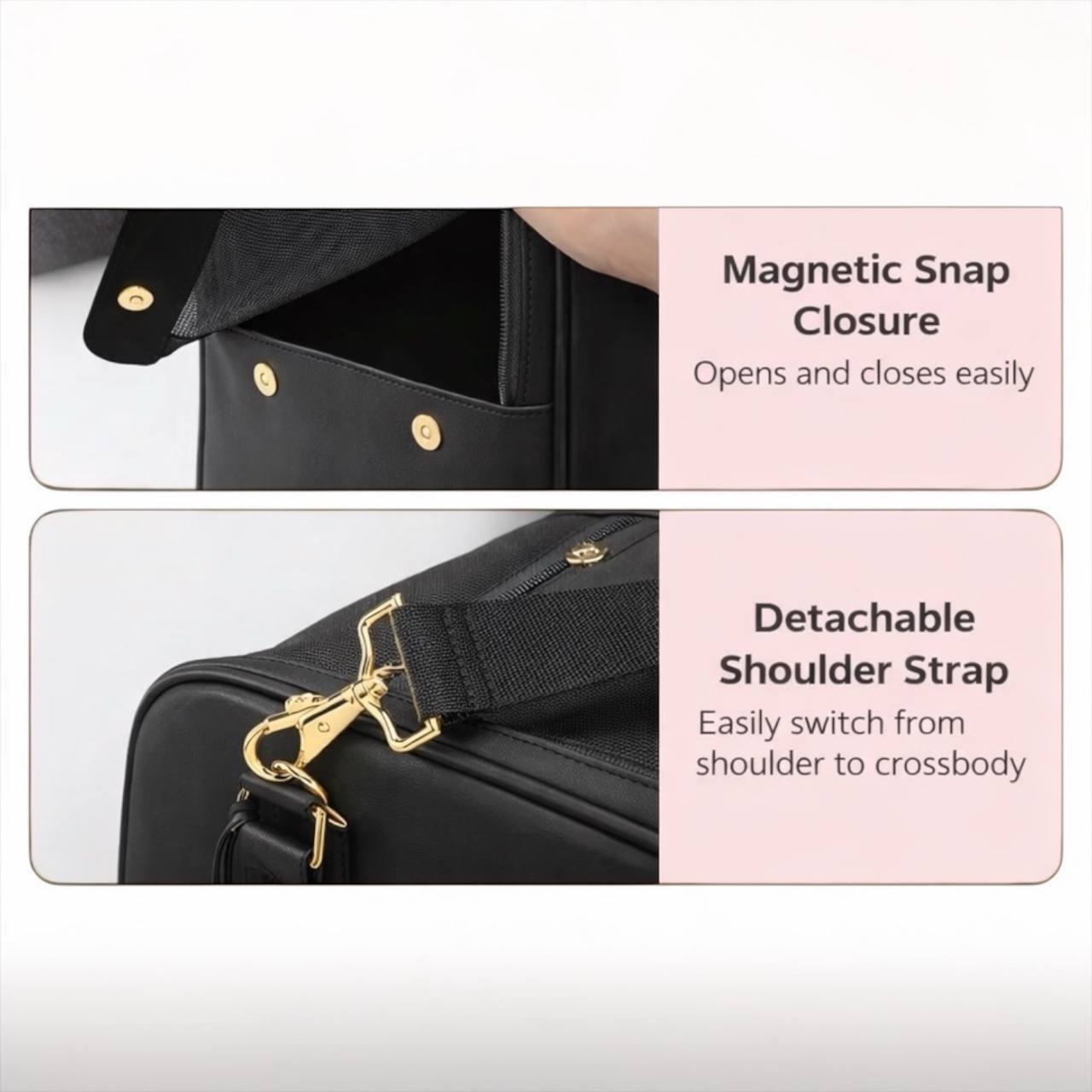 Luxury Pet Carrier Bag — Structured, Stylish & Travel-Ready