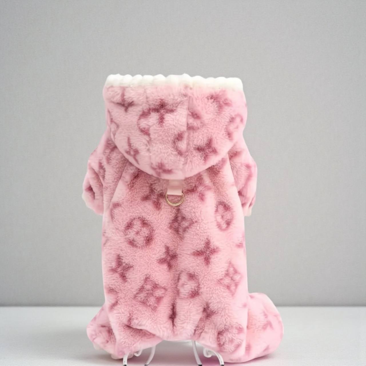 Plush Monogram Dog Jumpsuit
